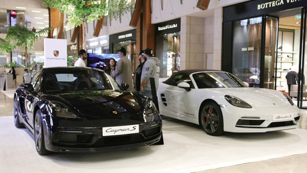 Porsche Centre Kuwait premiered two of its latest vehicles at the annual Kuwait Motor Show