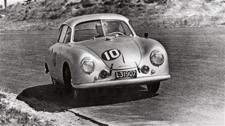Porsche 356 SL at Zandvoort in 1953