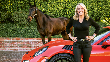 Tracy Austin and her Porsche 911 GT3 RS