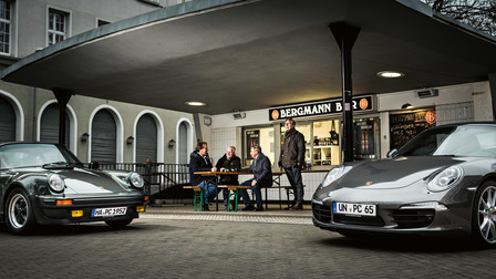 Members of the Porsche Club Westfalen