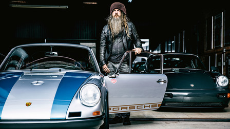 Magnus Walker and his Porsche 911s