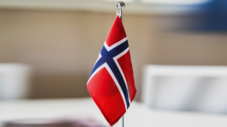 Norwegische Flagge 