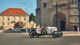 Jan Heidak driving the Austro-Daimler ADS-R in Wiener Neustadt