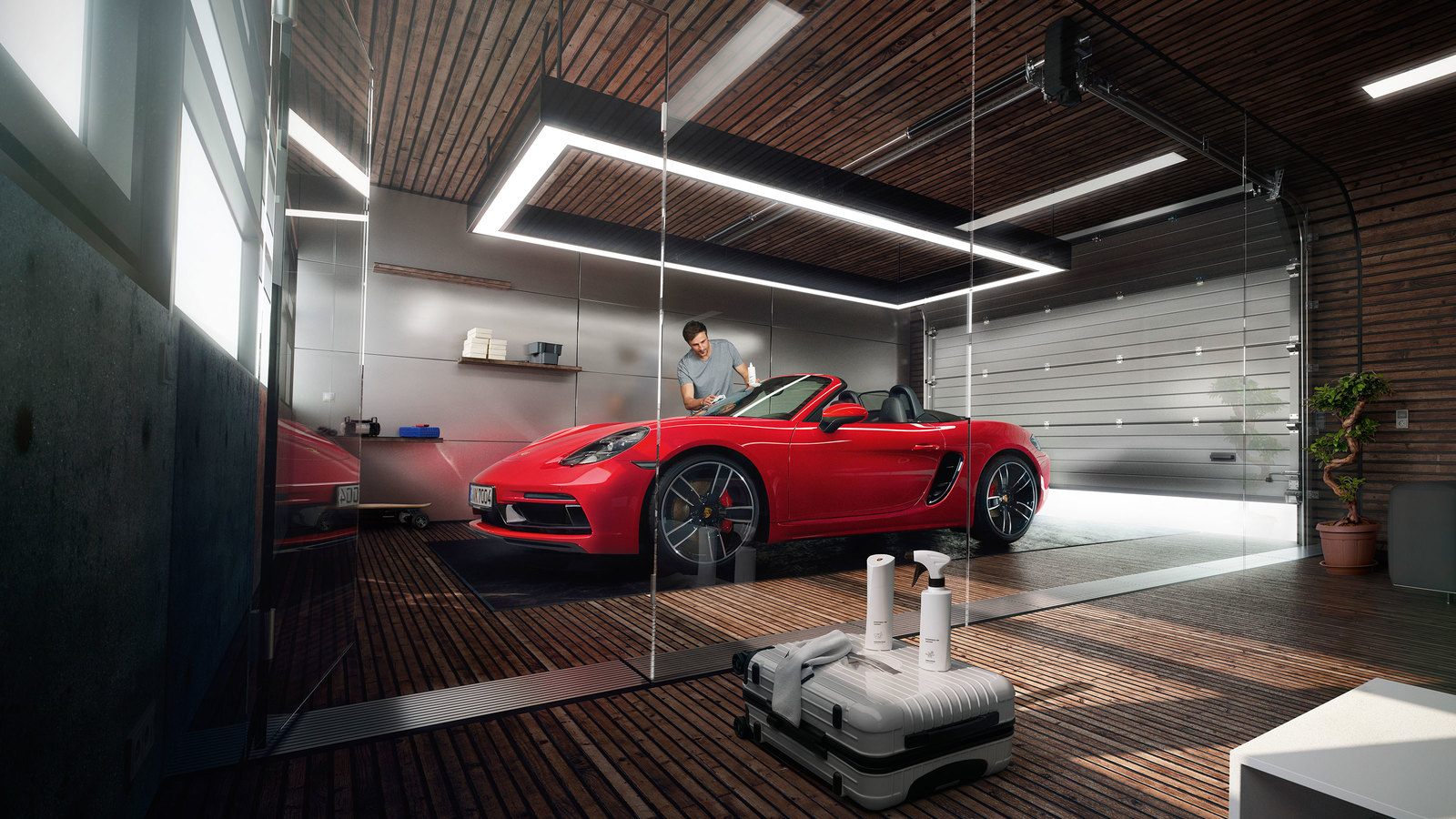 Porsche White Edition car care range - Porsche USA