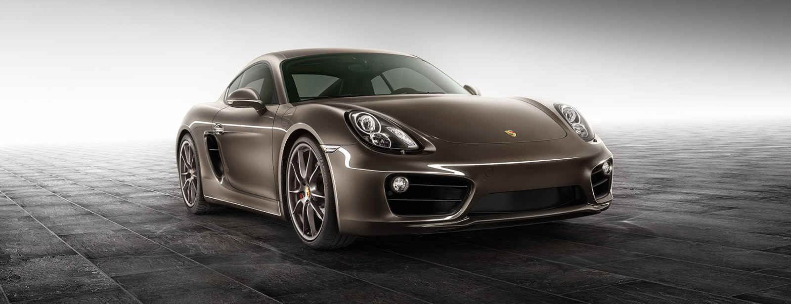 Porsche Cayman Brown