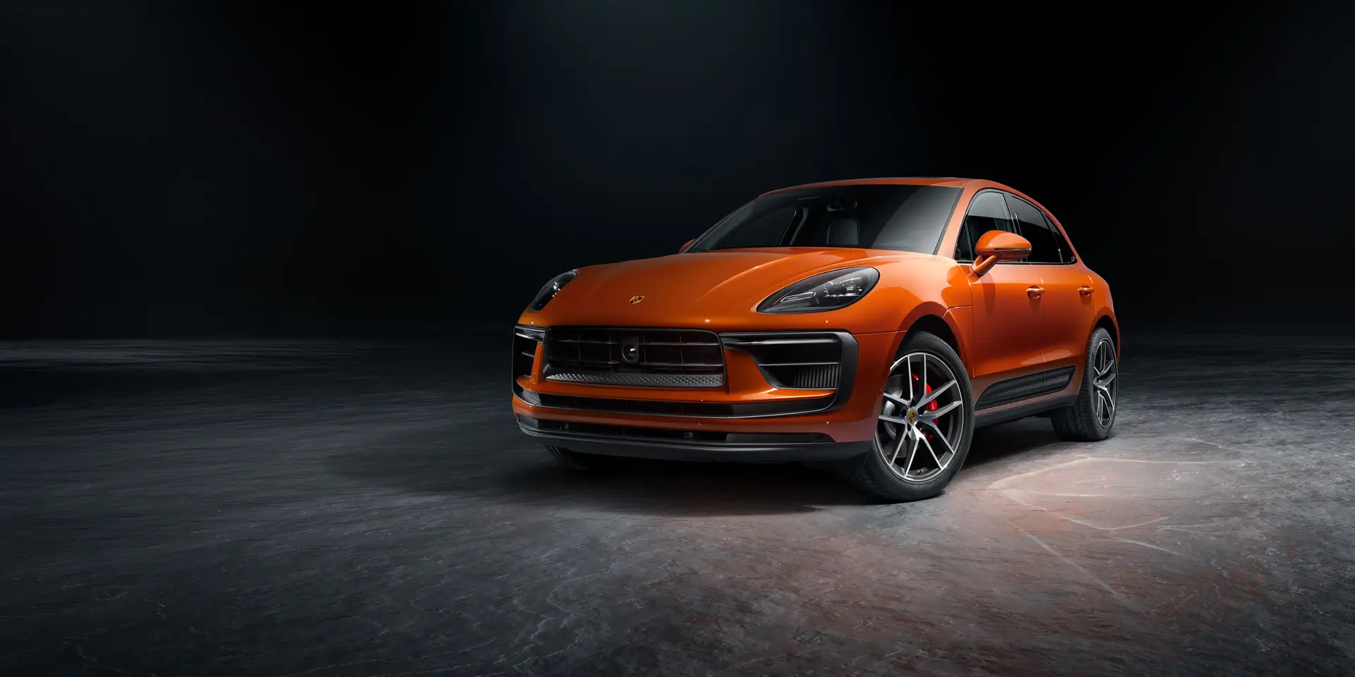 Burnt Orange Porsche Macan