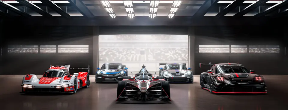 Formula E, GT, Esports and Customer racing at its best: - Discover the new home of Porsche Motorsports.