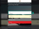 Porsche - Ouverture de l'application Web.