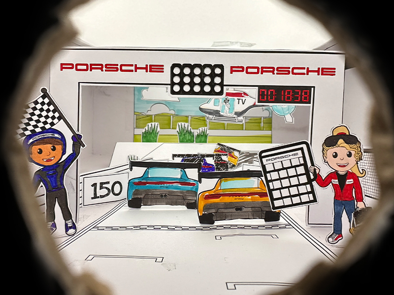 Porsche Kids Corner -  kijkdoos