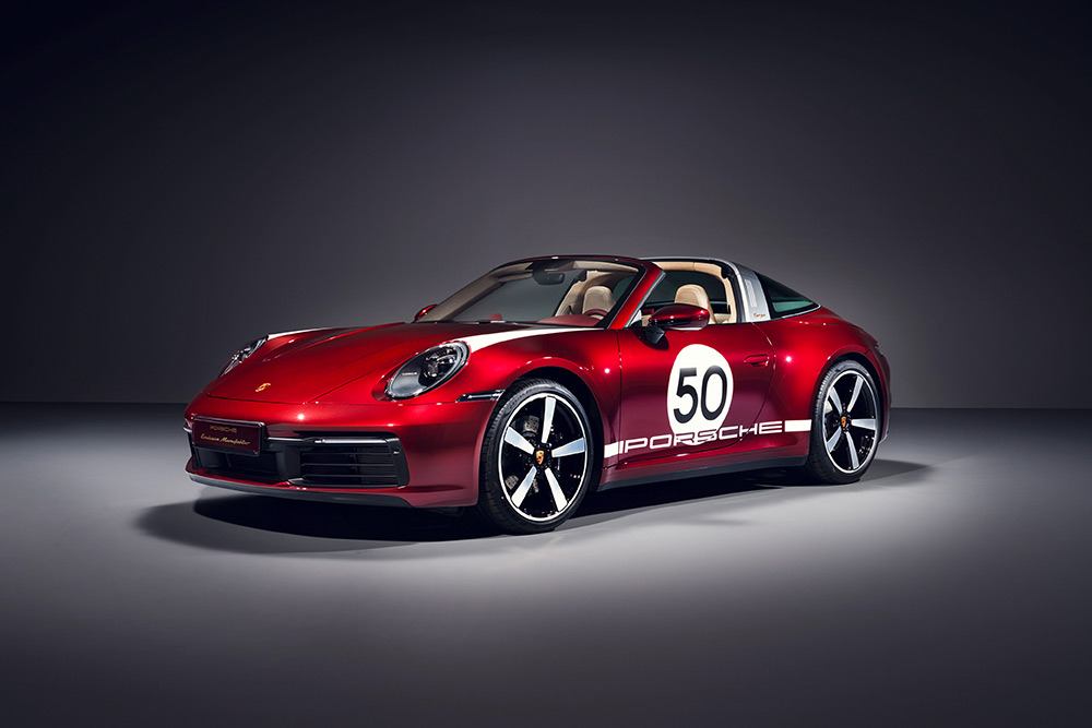 Porsche France Hommage à la tradition la 911 Targa 4S Heritage