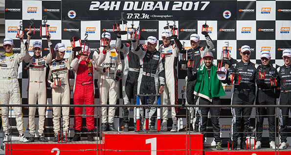Podium 24 Stunden von Dubai